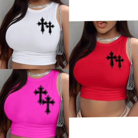 Singlet crop top