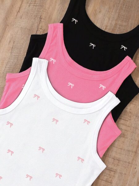 Bow singlet top